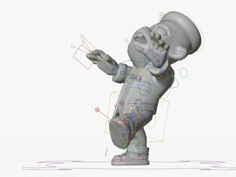 Personaje estilizado de Frankenstein Modelo 3D