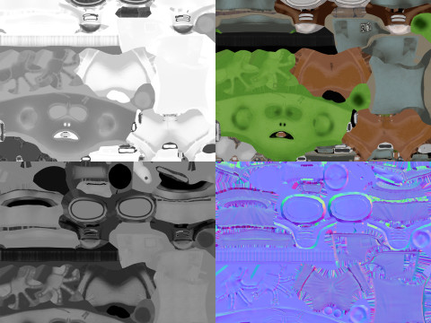 Personaje estilizado de Frankenstein Modelo 3D