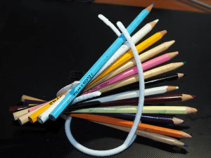 旋涡形笔筒 3D 打印模型