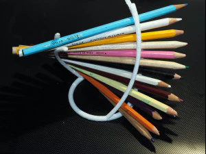 swirly pen holder 3D Print Model