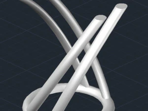 swirly pen holder 3D Print Model