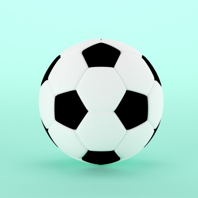 football 3D 模型 .c4d .max .obj .3ds .fbx .stl .blend 