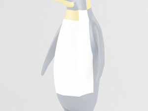 cartoon penguins 3D 모델