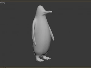 cartoon penguins 3D Model
