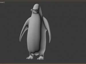 cartoon penguins 3D Model
