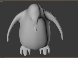 cartoon penguins 3D Model