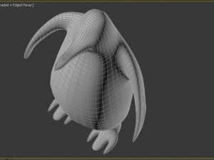 cartoon penguins 3D 모델