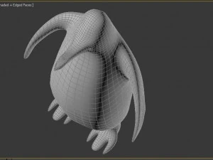 cartoon penguins 3D Model