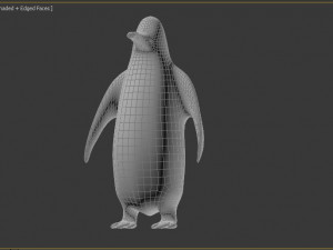 cartoon penguins 3D 모델