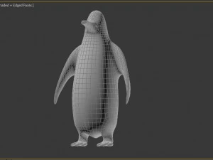 cartoon penguins 3D Model
