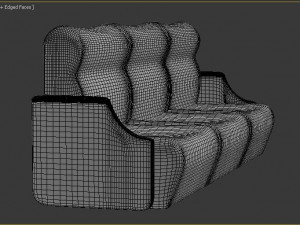 sofa seti Modelo 3D