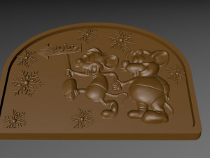 rats new year 2020 3D Print Model