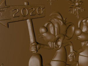 rats new year 2020 3D Print Model
