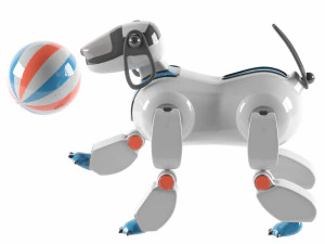 A toy dog robot 3D Model