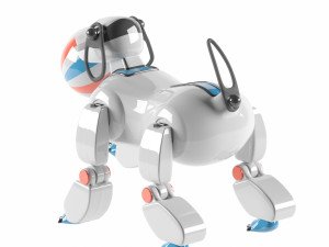 A toy dog robot 3D 模型