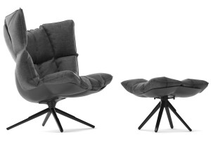 husk armchairs patricia urquiola Modelo 3D