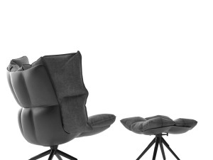husk armchairs patricia urquiola Modelo 3D