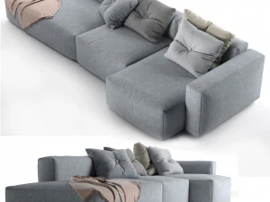 sofa mags soft 3D Model
