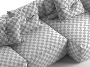 sofa mags soft 3D Model