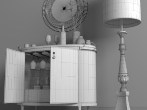 decorative set mix-ology bar 3D Model