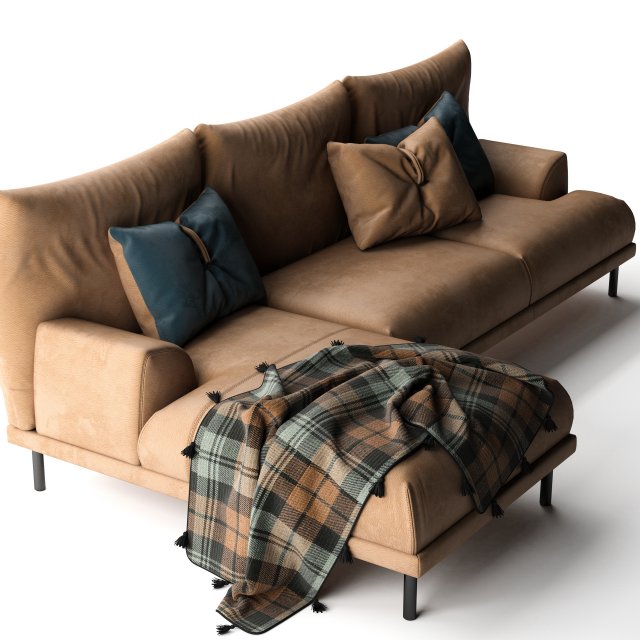 sofa wolf lounge Modello 3D .c4d .max .obj .3ds .fbx .stl .blend 