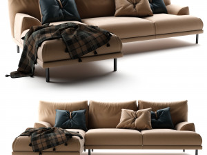 sofa wolf lounge Modello 3D