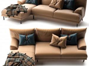sofa wolf lounge 3D Model