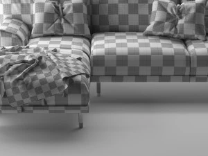 sofa wolf lounge 3D Model