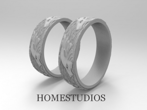 rings wolfs 3D Print Model