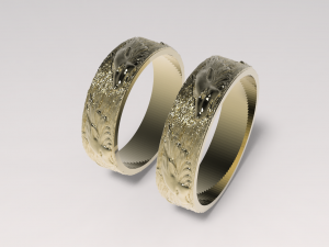 rings wolfs Modèles 3D en vedette