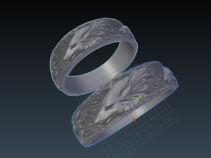 rings wolfs Modèles 3D en vedette