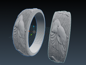rings wolfs Modèles 3D en vedette