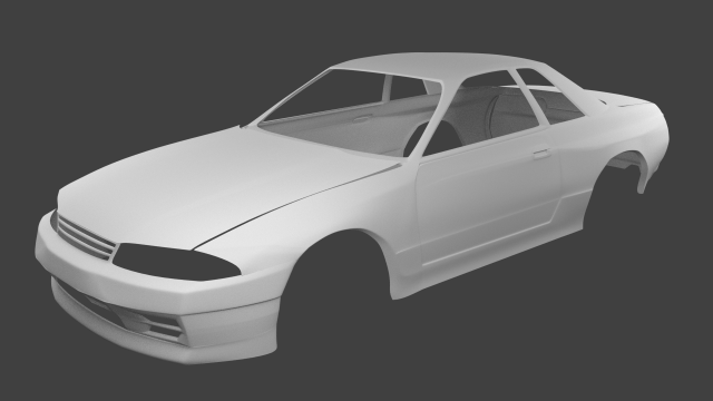 r32 gtr Modelo 3D .c4d .max .obj .3ds .fbx .stl .blend