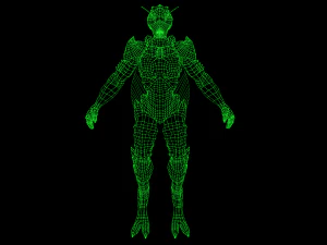 mutant wasp 3D Model