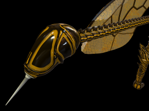 mutant wasp 3D Model