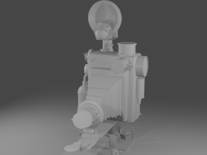steam punk camera 3D 모델