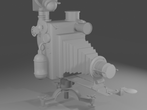steam punk camera 3D Model