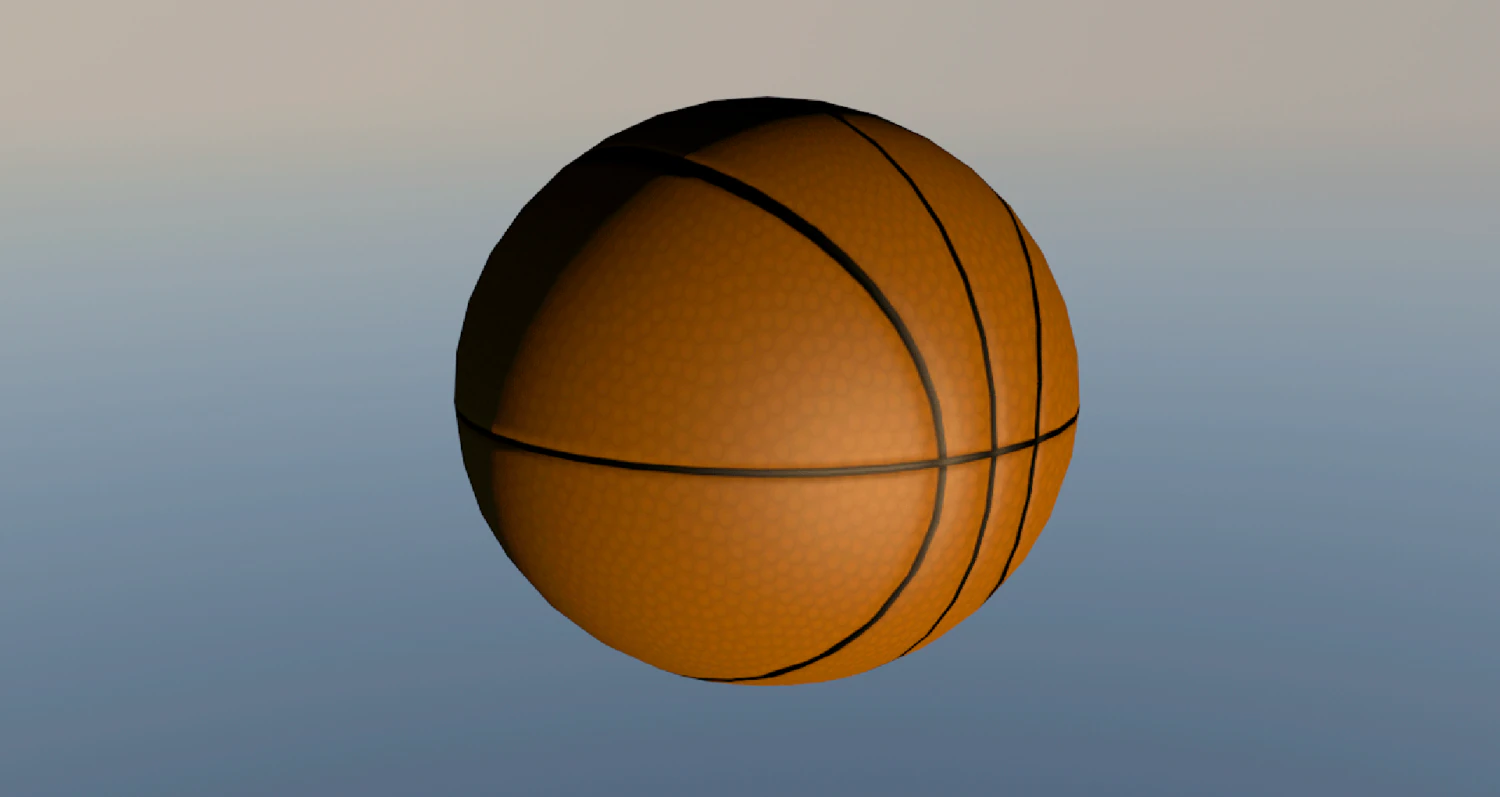 Basketball 3D Modell .c4d .max .obj .3ds .fbx .stl .blend 
