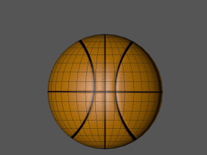 basketball Modèle 3D