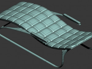 sunbed 3D-Modell