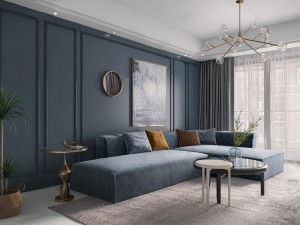 living room 3D 모델