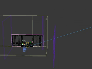 modern light luxury tv cabinet side cabinet combination 3D Model
