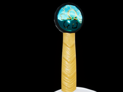 Fantasy Sword 3D Model