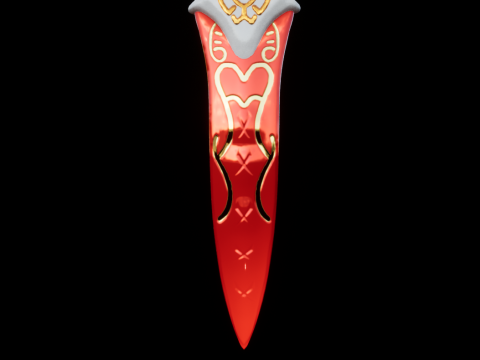 Fantasy Sword 3D Model