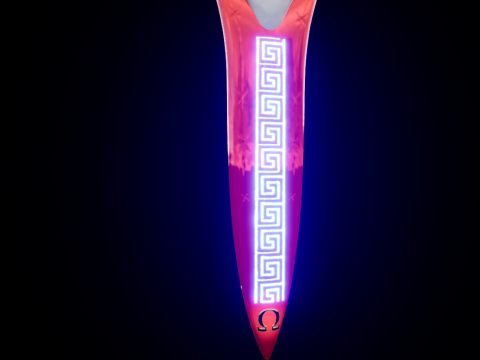 Fantasy Sword 3D Model