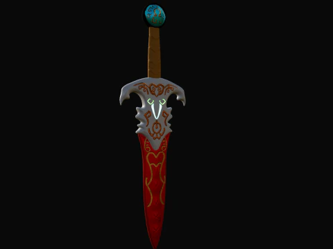 Fantasy Sword 3D Model