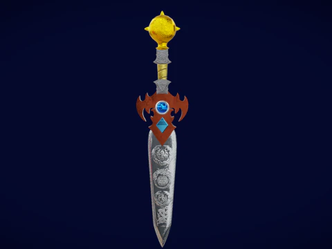Spada del drago Modello 3D