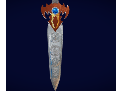 Dragon sword 3D 모델