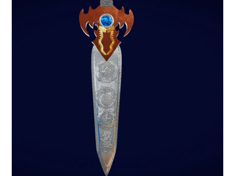Spada del drago Modello 3D