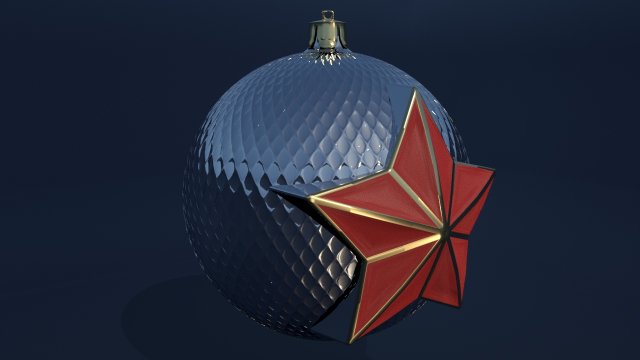 new year ussr 3D Model .c4d .max .obj .3ds .fbx .stl .blend